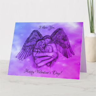 Angel Eros in der Liebe, ich Liebe dir, Valentinst Karte