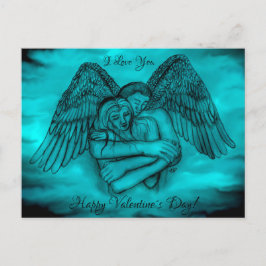 Angel Eros in der Liebe, ich Liebe dir, Valentinst Postkarte