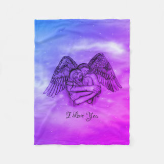 Angel Eros in der Liebe, ich Liebe Sie Fleecedecke