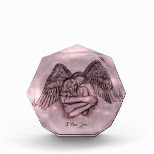 Angel Eros in der Liebe, ich Liebe Sie Fotoblock