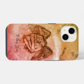 Angel Eros in der Liebe, ich Liebe Sie iPhone Hülle (Rückseite (Horizontal))