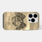 Angel Eros in der Liebe, ich Liebe Sie iPhone Hülle (Rückseite (Horizontal))