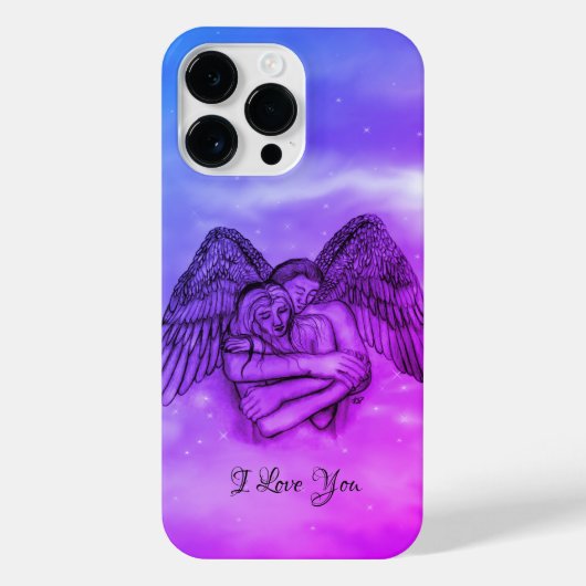 Angel Eros in der Liebe, ich Liebe Sie iPhone Hülle (Rückseite)
