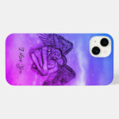 Angel Eros in der Liebe, ich Liebe Sie iPhone Hülle (Rückseite (Horizontal))