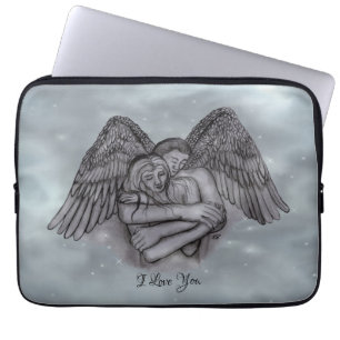 Angel Eros in der Liebe, ich Liebe Sie Laptopschutzhülle