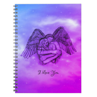 Angel Eros in der Liebe, ich Liebe Sie Notizblock