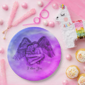 Angel Eros in der Liebe, ich Liebe Sie Pappteller (Party)