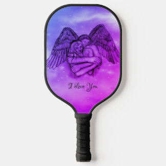 Angel Eros in der Liebe, ich Liebe Sie Pickleball Schläger