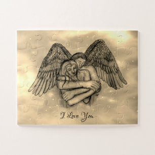 Angel Eros in der Liebe, ich Liebe Sie Puzzle