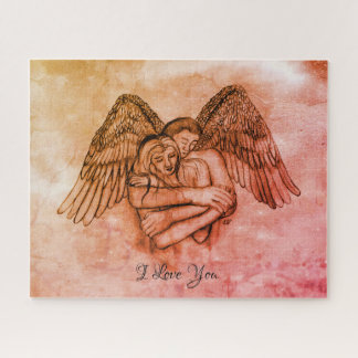 Angel Eros in der Liebe, ich Liebe Sie Puzzle