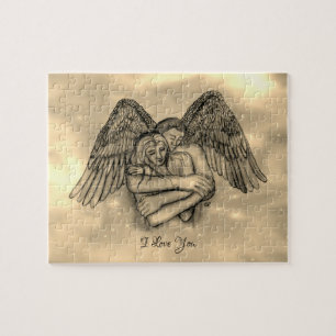 Angel Eros in der Liebe, ich Liebe Sie Puzzle