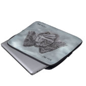 Angel Eros in der Liebe Laptopschutzhülle (Vorne Knopf)