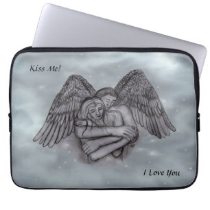 Angel Eros in der Liebe Laptopschutzhülle