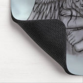 Angel Eros in der Liebe Mousepad (Ecke)
