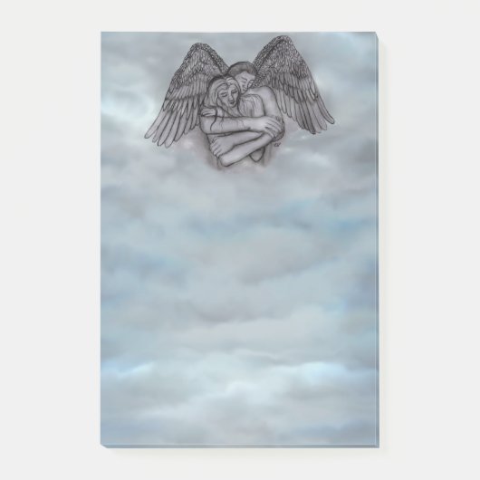 Angel Eros in der Liebe Post-it Klebezettel (Vorderseite)