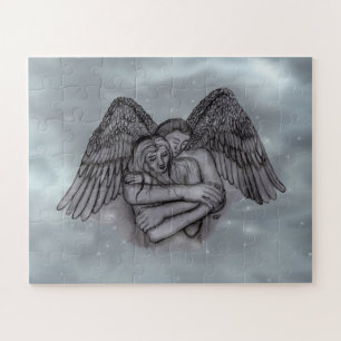 Angel Eros in der Liebe Puzzle