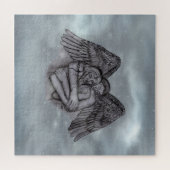 Angel Eros in der Liebe Puzzle (Horizontal)