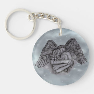 Angel Eros in der Liebe Schlüsselanhänger