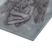 Angel Eros in der Liebe Schneidebrett (Ecke)