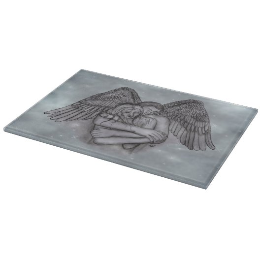 Angel Eros in der Liebe Schneidebrett (Ecke)