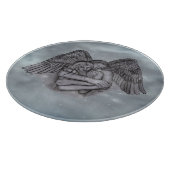 Angel Eros in der Liebe Schneidebrett (Ecke)