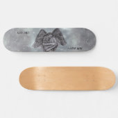 Angel Eros in der Liebe Skateboard (Horizontal)