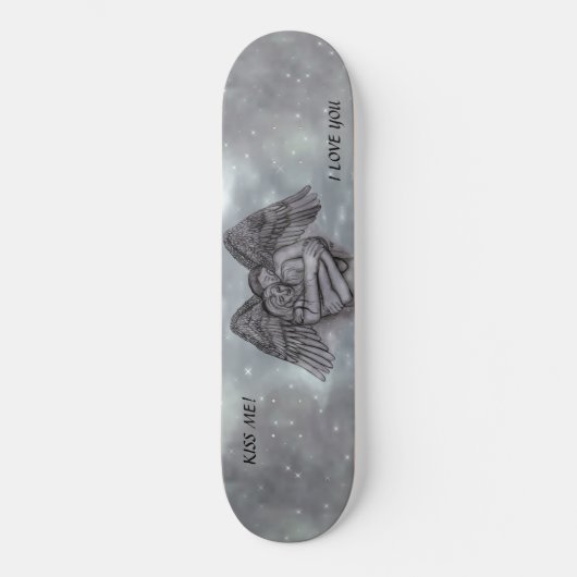 Angel Eros in der Liebe Skateboard (Vorderseite)
