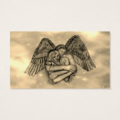 Angel Eros in Liebe Business Cards (Rückseite)