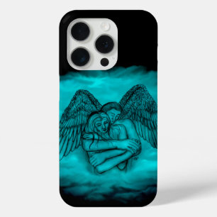 Angel Eros in Liebe in Schwarz und Grün Case-Mate iPhone Hülle