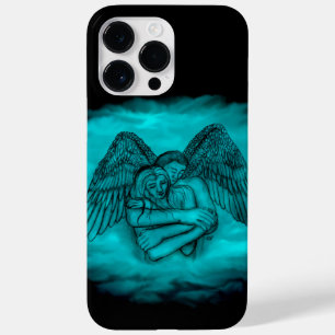 Angel Eros in Liebe in Schwarz und Grün Case-Mate iPhone 14 Pro Max Hülle