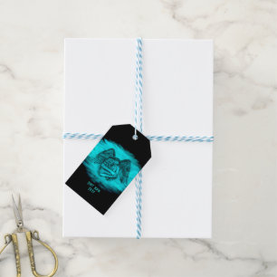 Angel Eros in Liebe , Schwarz und Grün Geschenkanhänger