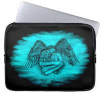 Angel Eros in Liebe , Schwarz und Grün