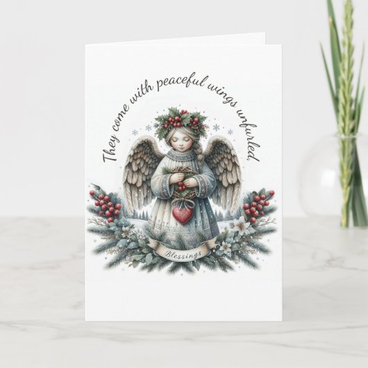 Angel es kam auf die Nacht klare Weihnachten (Vorderseite)