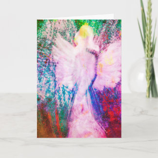 Angel Ethereal Rainbow Greeting Card Karte