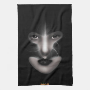 Angel Eyes Fraktal Kunst, Küche Handtuch
