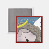 Angel Face Hallelujah Magnet (Vorderseite/Rückseite)