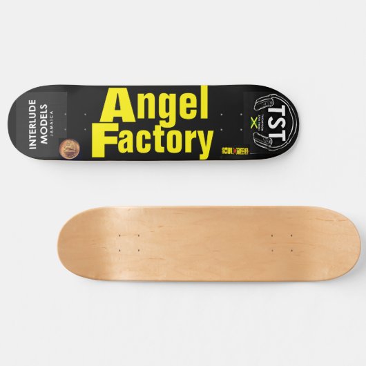 ANGEL FACTORY 8 1/4" Skateboarddecke Skateboard (Horizontal)