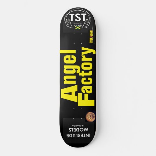 ANGEL FACTORY 8 1/4" Skateboarddecke Skateboard (Vorderseite)