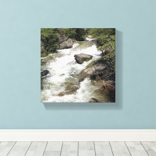 Angel Falls Leinwanddruck (Insitu (Holzboden))