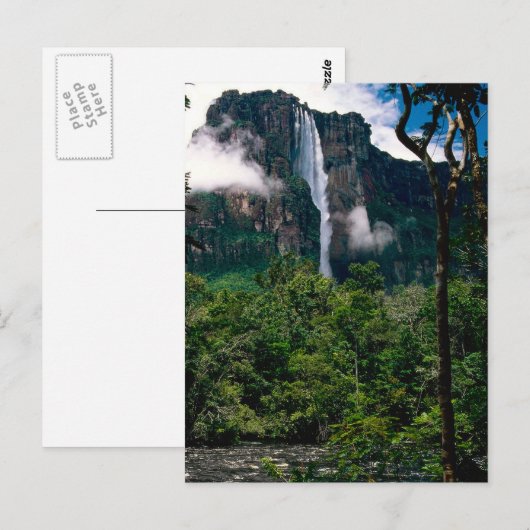 Angel Falls Postkarte (Vorne/Hinten)