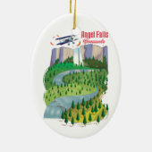 Angel Falls Venezuela Keramik Ornament (Hinten)