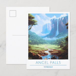 Angel Falls Venezuela Reise Postkarte