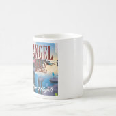 Angel Falls Venezuela Reiseplakat Kaffeetasse (VorderseiteRechts)