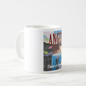 Angel Falls Venezuela Reiseplakat Kaffeetasse (Vorderseite Links)