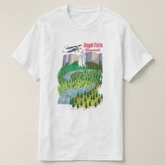 Angel Falls Venezuela T-Shirt (Design vorne)