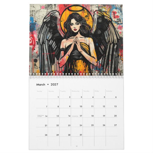 Angel Fantasy 2026 Kalender (Mär 2027)