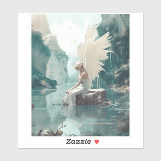 Angel Fantasy Art Aufkleber (Blatt)