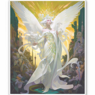 Angel Fantasy Art Aufkleber