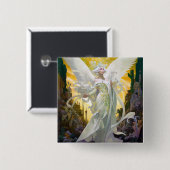 Angel Fantasy Art Button (Vorne & Hinten)