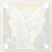 Angel Fantasy Art Glasuntersetzer (Rückseite)